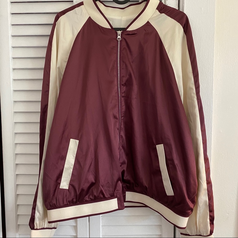 Satin bomber